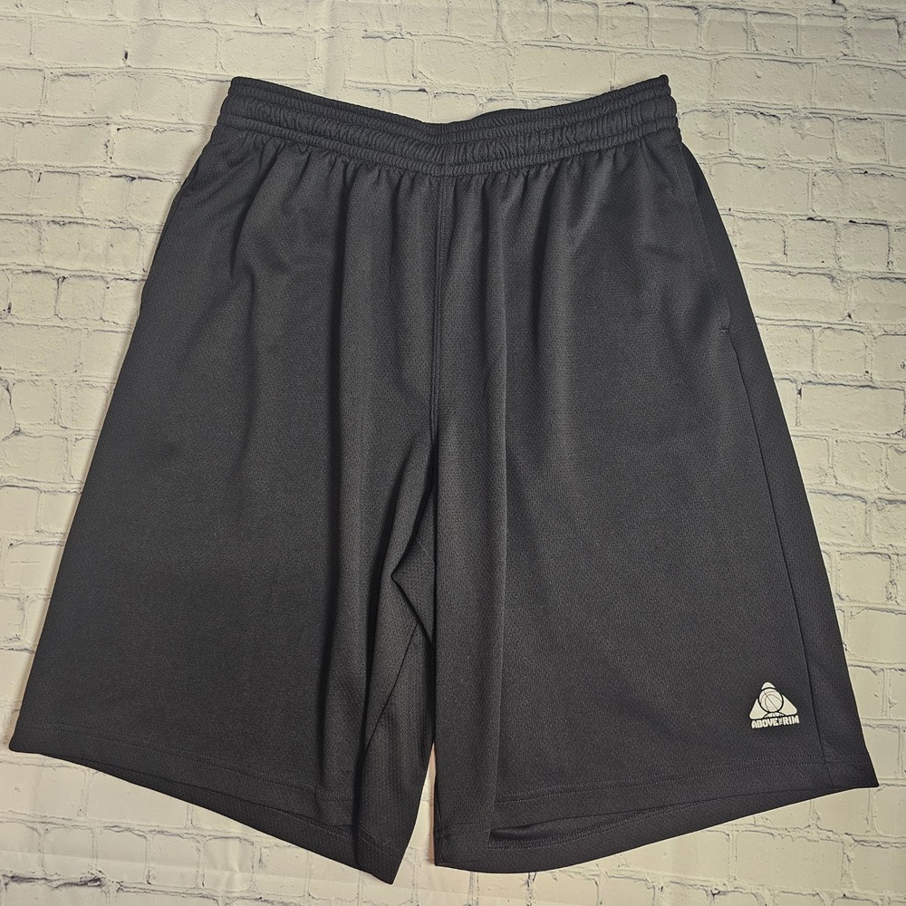 Above The Rim Mens Basketball Shorts Black Mesh Athletic Size‎ Large